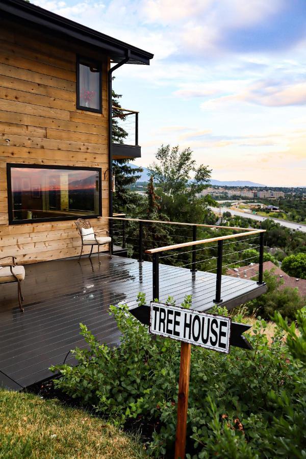 Villa Luxury Alpine Treehouse Holladay Exterior foto